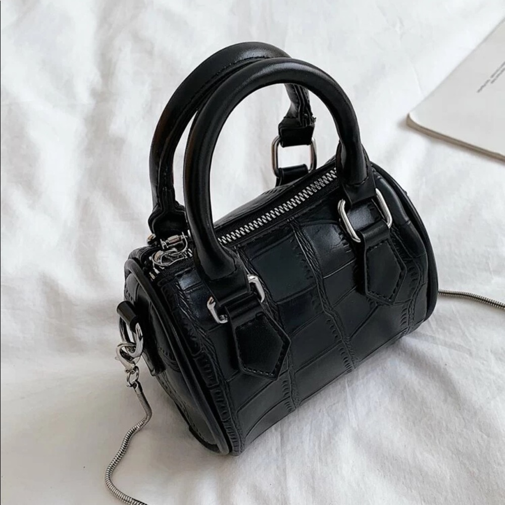 New mini tiny Croc Embossed Satchel Bag - Picture 2 of 4